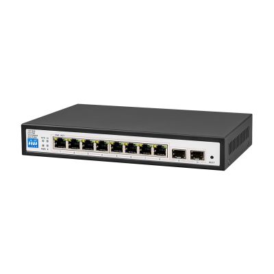 Przełącznik PoE 8-portowy BCS-B-SP08G-2SFP