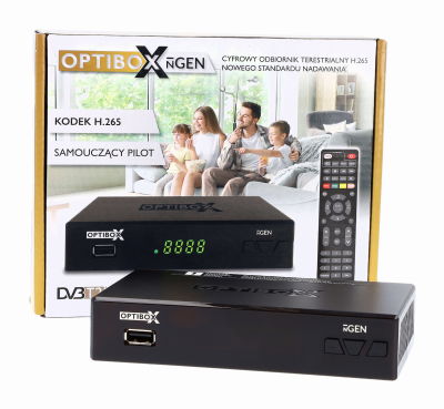 Odbiornik DVB-T2 Optibox nGEN H.265