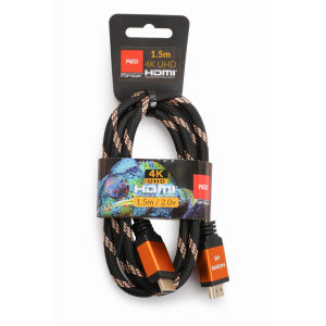 Przewód HDMI/HDMI 1.5m AX150 V2.0 4K UHD